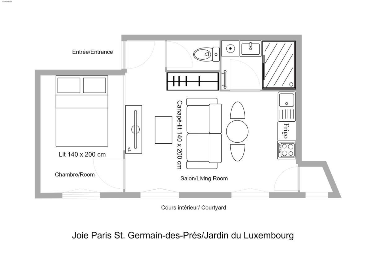 Joie Paris St Germain Des Pres - Jardin Luxembourg Apartment Exterior photo